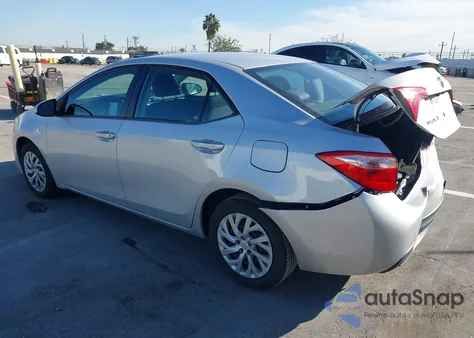 2017 Toyota Corolla Le из США, поврежденный, VIN 2T1BURHE3HC794883